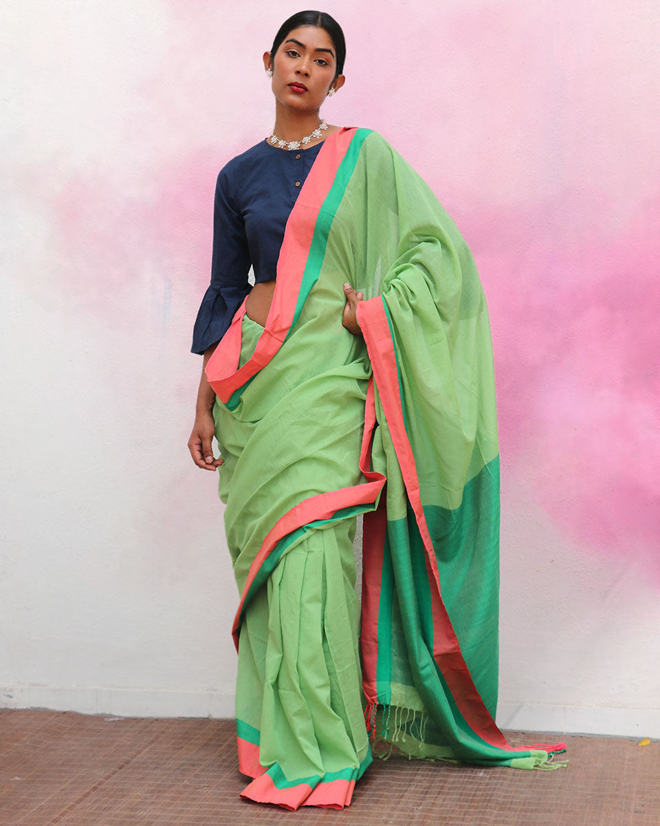 FLORA HANDWOVEN COTTON SAREE