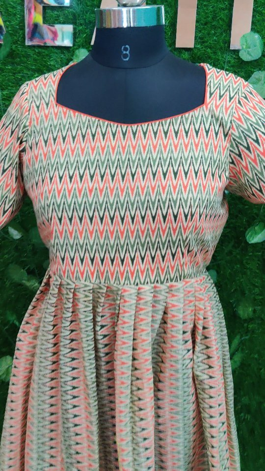 Printed Cotton Dress