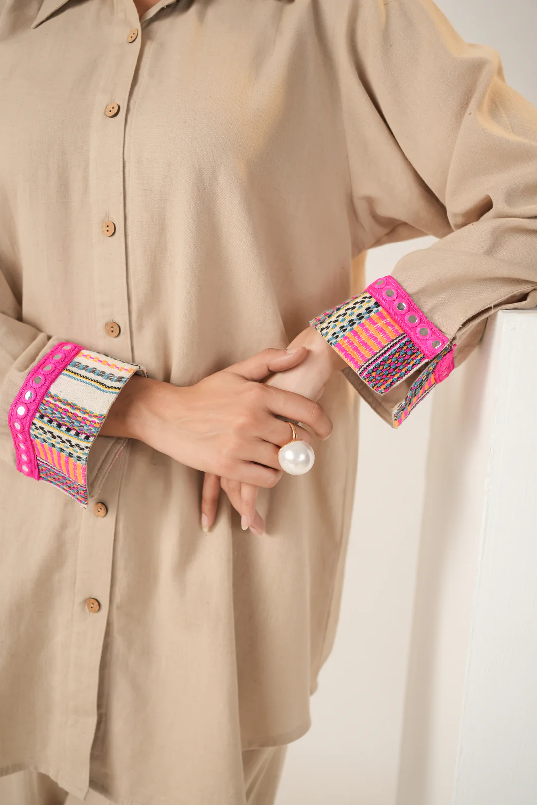 SAFEDA KAFTAN SET
