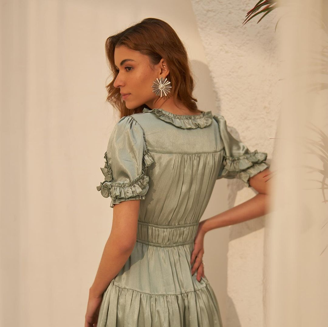 EDEN RUFFLE DRESS